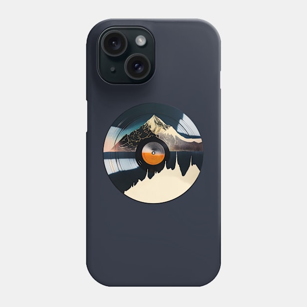 Vinyl Record - Mountain Dream Phone Case by Bondoboxy