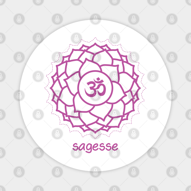 Chakra Couronne Sagesse Crown Chakra Magnet Teepublic Chakra Couronne Sagesse Crown Chakra Magnet Teepublic