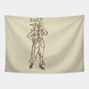 Horn Toot Tapestry