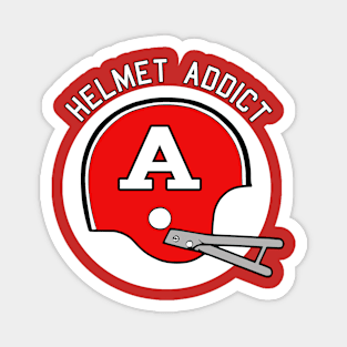 Helmet Addict Retro Magnet