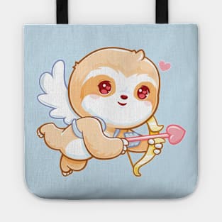 Love Cupid Kawaii Sloth Valentine Tote