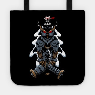 OWL - PAPAYA STREETART Tote