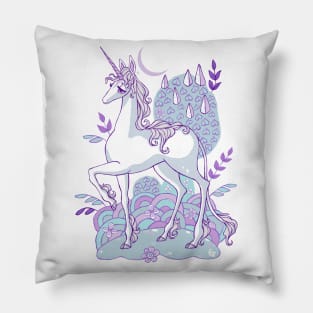 The Last Unicorn Illustration Pillow