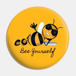 Bee Yourself Pin