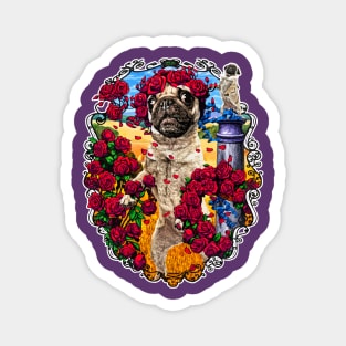 Grateful pug Magnet