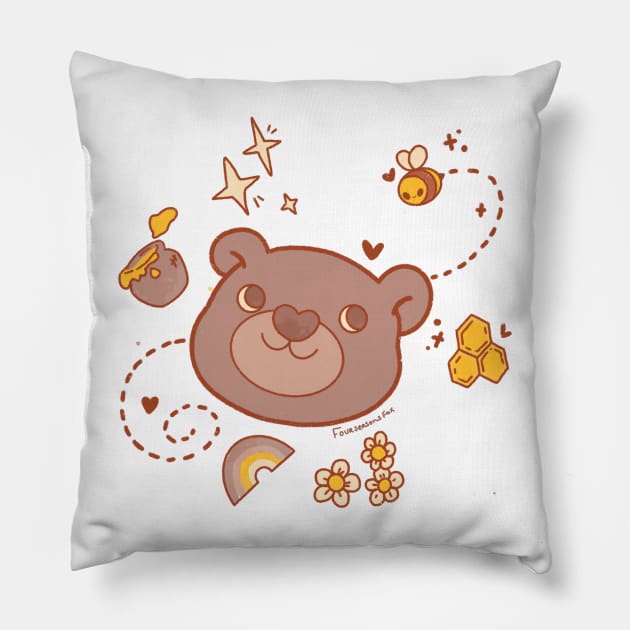 Mr Bear Pillow by Four Seasons Fox