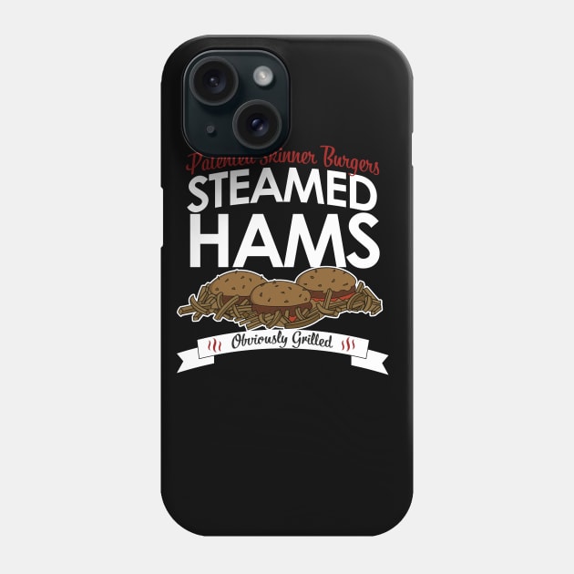 Steamed Hams - Patented Skinner Burgers Phone Case by Meta Cortex