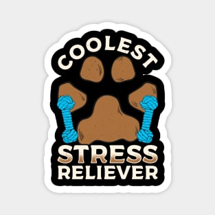 Dog Lover Coolest Stress Reliever Playing With Dog Magnet