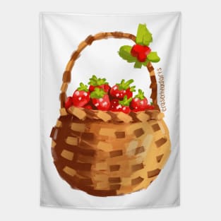 Strawberry Basket Tapestry