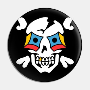 Skull eye dice Pin