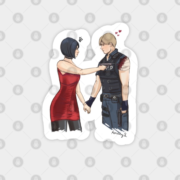 Leon and Ada - Resident Evil - Sticker