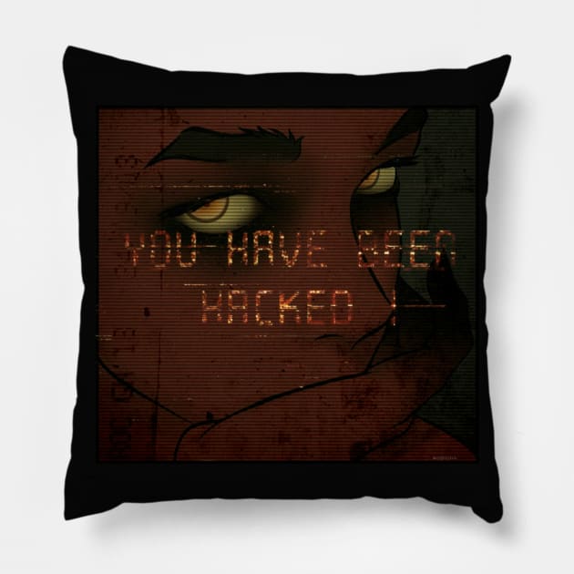 ⚠ you have been hacked! Pillow by vorona