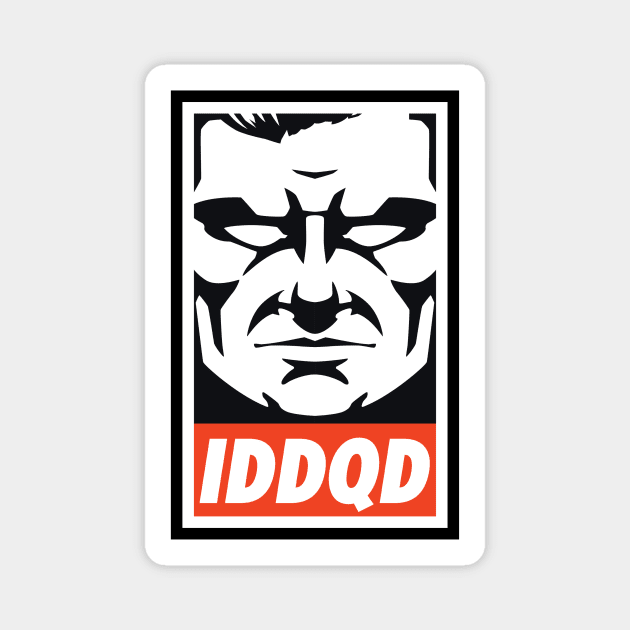 Obey the IDDQD Magnet by Hulkey