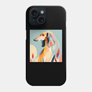 Saluki in 80's Phone Case