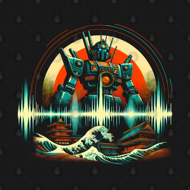 Soundwave in Japan Graphic Tee by Klimek Prints