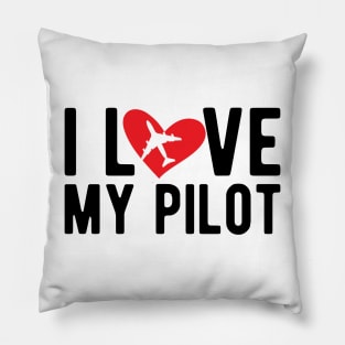 I Love My Pilot Pillow