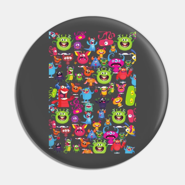 Cute Monsters Pin by Yugster