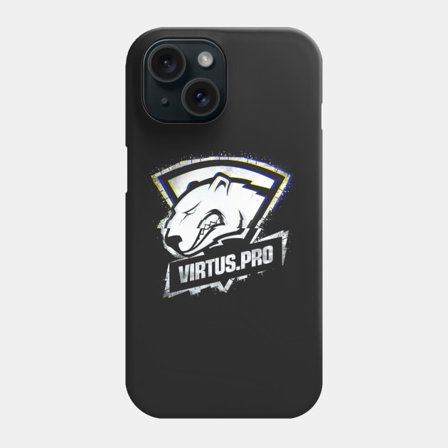 Virtus Pro Team Redesign Logo Black Edition Phone Case by uppermosteN