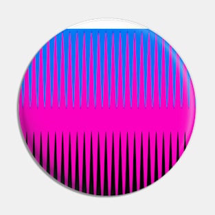 Wave Design Pink Blue and Black Pin