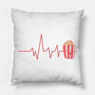 Popcorn,Lover Heartbeat,Gift Popcorn T-Shirt. Pillow