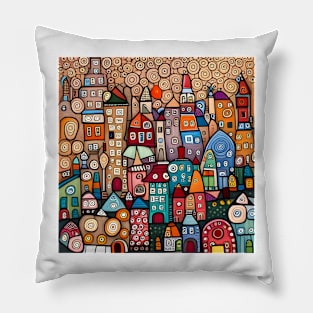 Large Town Pillow