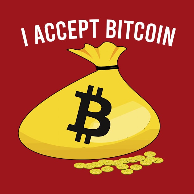 I accept Bitcoin by Aston Graphix