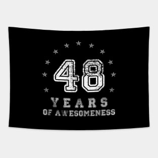 Vintage 48 years of awesomeness Tapestry