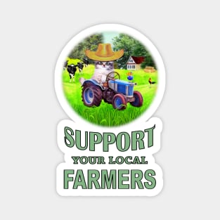 Support Your Local Farmer Magnet