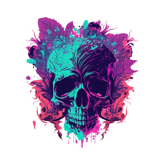 skull 1 by retrocolorz