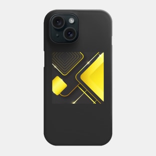 Abstract Art Yellow Phone Case