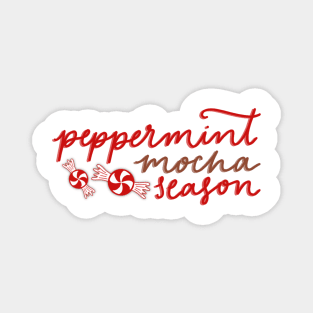 peppermint mocha Magnet