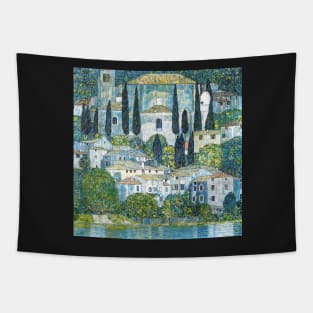 Kirche in Cassone by Klimt Tapestry