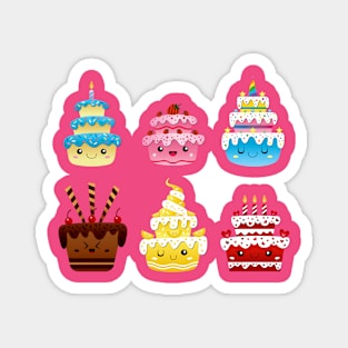 Kawaii Cake Magnet