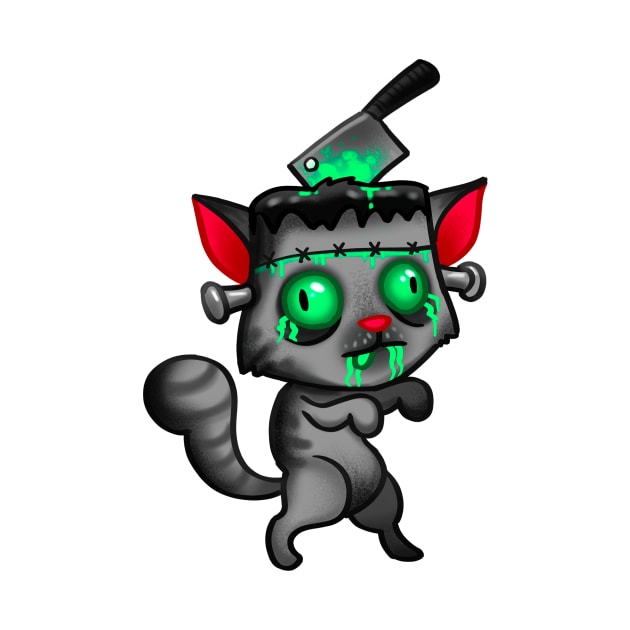 Zombie cat by HandsHooks