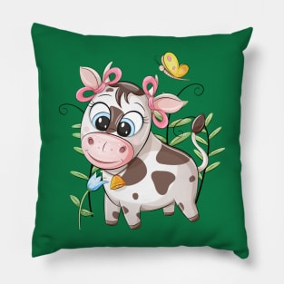 cute little cow Pillow