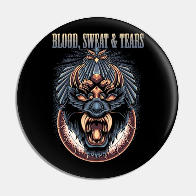 BLOOD, SWEAT & TEARS BAND Pin by citrus_sizzle