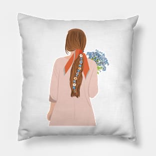 Spring girl Pillow