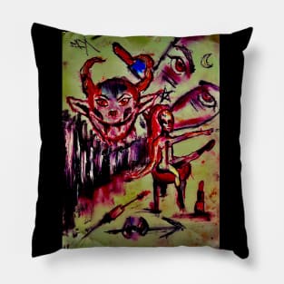Devil Moon Pillow