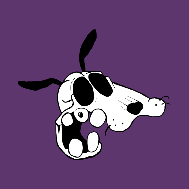 Courage The Cowardly Dog Skull Courage The Cowardly Dog