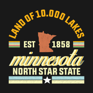 Minnesota Land of 10,000 Lakes T-Shirt