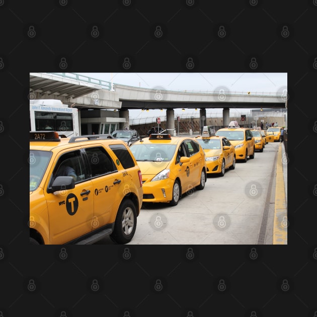 Big Yellow NY taxis by Jonesyinc