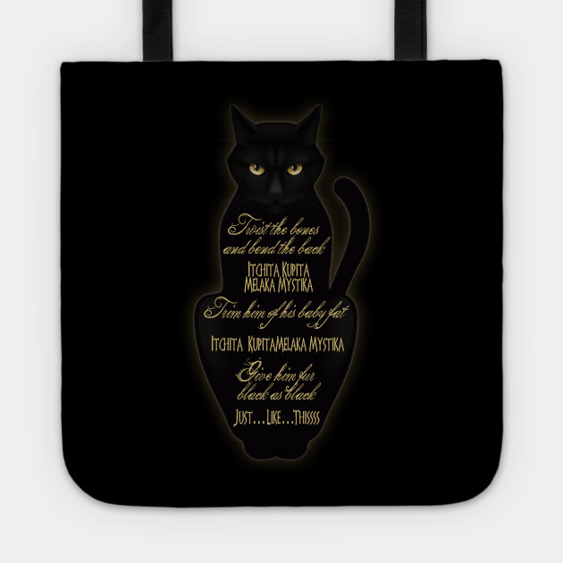 Binx Black Cat Curse Hocus Pocus Tote Teepublic