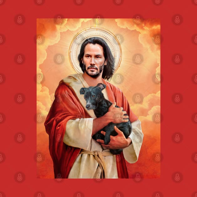 Saint Keanu Reeves by Gedogfx