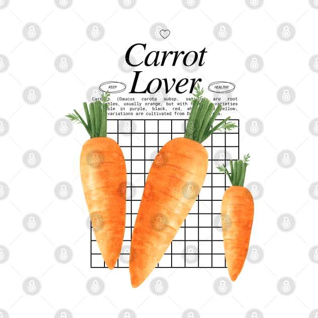 Carrot Lover - Root Vegetables by Millusti