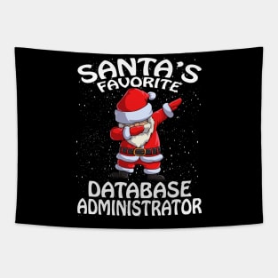 Santas Favorite Database Administrator Christmas Tapestry