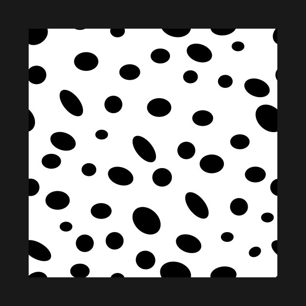 Seeing Spots black on white by MegMarchiando
