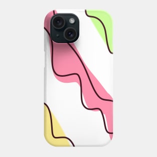 Colorful watercolor abstract texture Phone Case