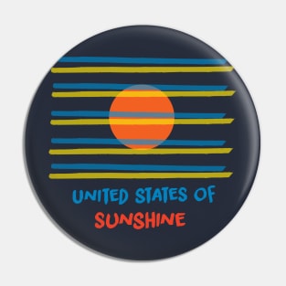 Sunshine flag Pin