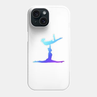 A women’s pair doing frontbird Phone Case