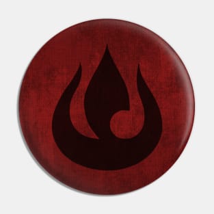 Atla Tapestry 2 - Flag of the Fire Nation Pin